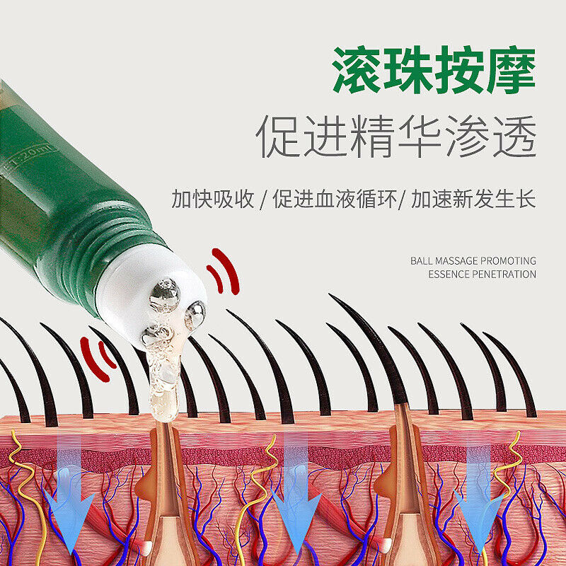 Hair Growth Fluid Essence Anti Loss Treatment 研春堂滚珠头发增长液 