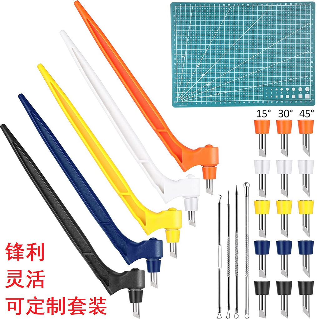 360度旋转美工刀Craft Cutting Tools裁纸刀切割工具手持雕刻刀